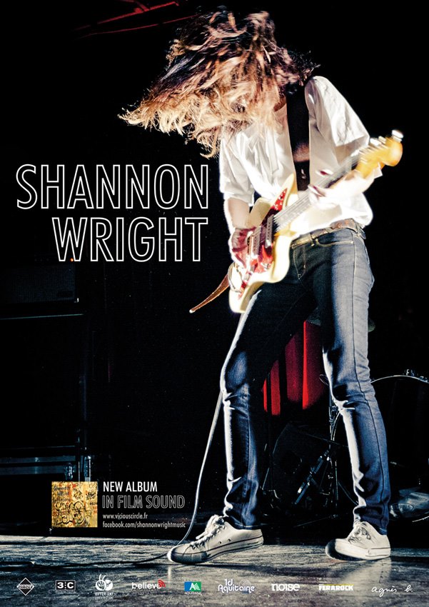 Affiche Shanon Wright- photo par Christophe Levet