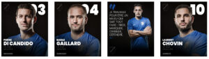 Portraits photo des joueurs d'une équipe de football à Grenoble réalisé par le photographe Christophe Levet