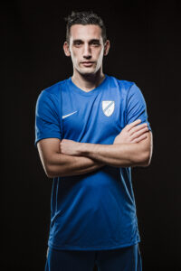 Portraits photo d'un joueur de foot à Grenoble réalisé par le photographe Christophe Levet