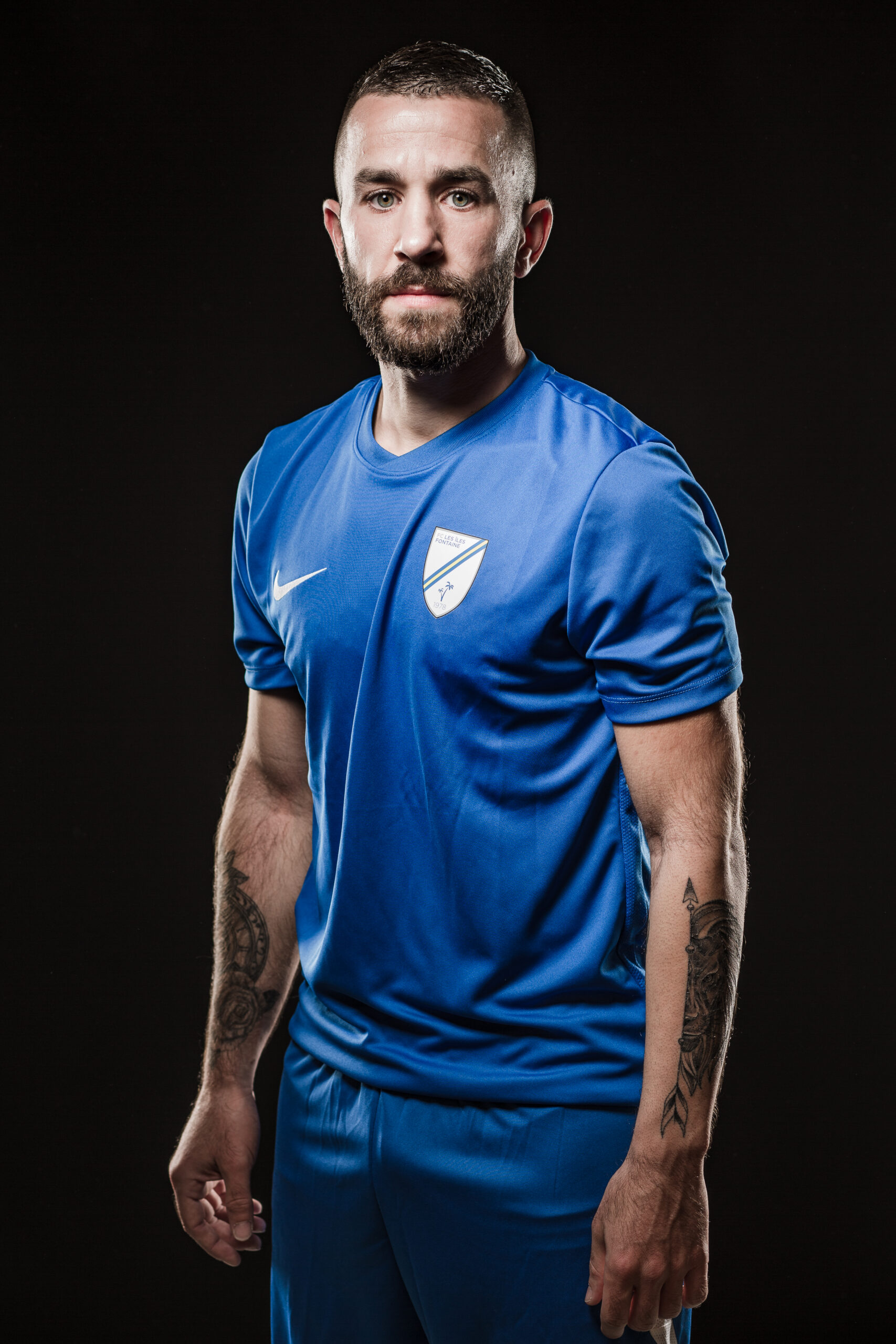 Portraits photo d'un joueur de foot à Grenoble