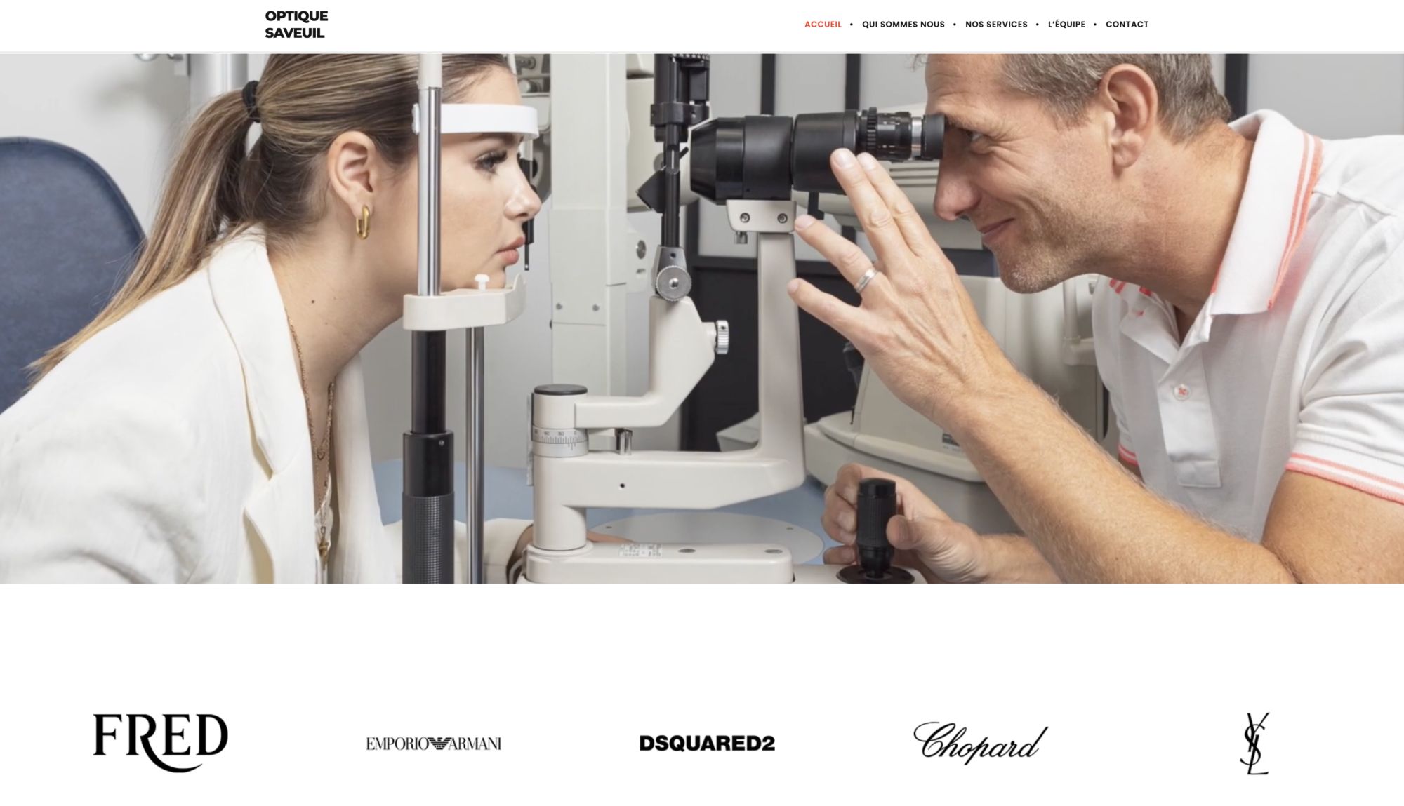 Photographe pour les entreprises, portrait d'un opticien